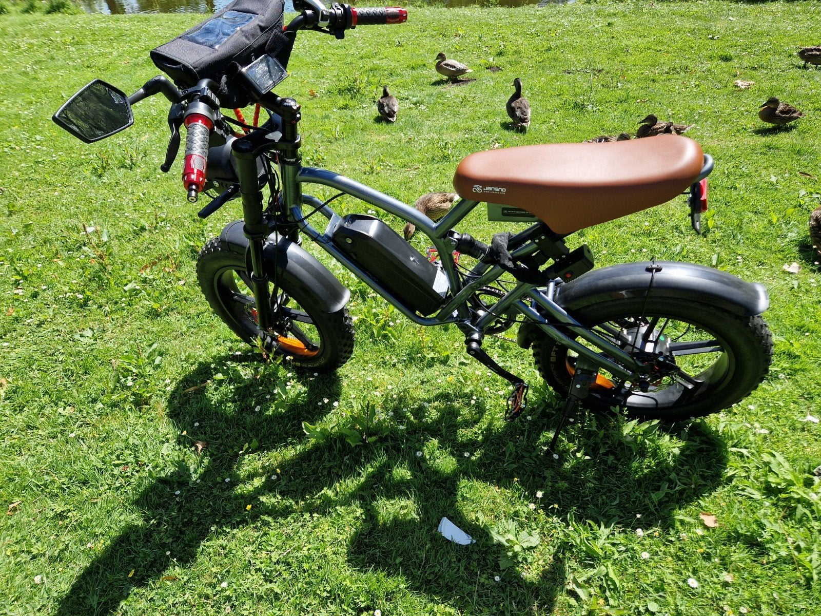Jansno X50 40Ah accu  E-bike met handverwarming, Fietsen en Brommers, Ophalen of Verzenden, Zo goed als nieuw, 50 km per accu of meer
