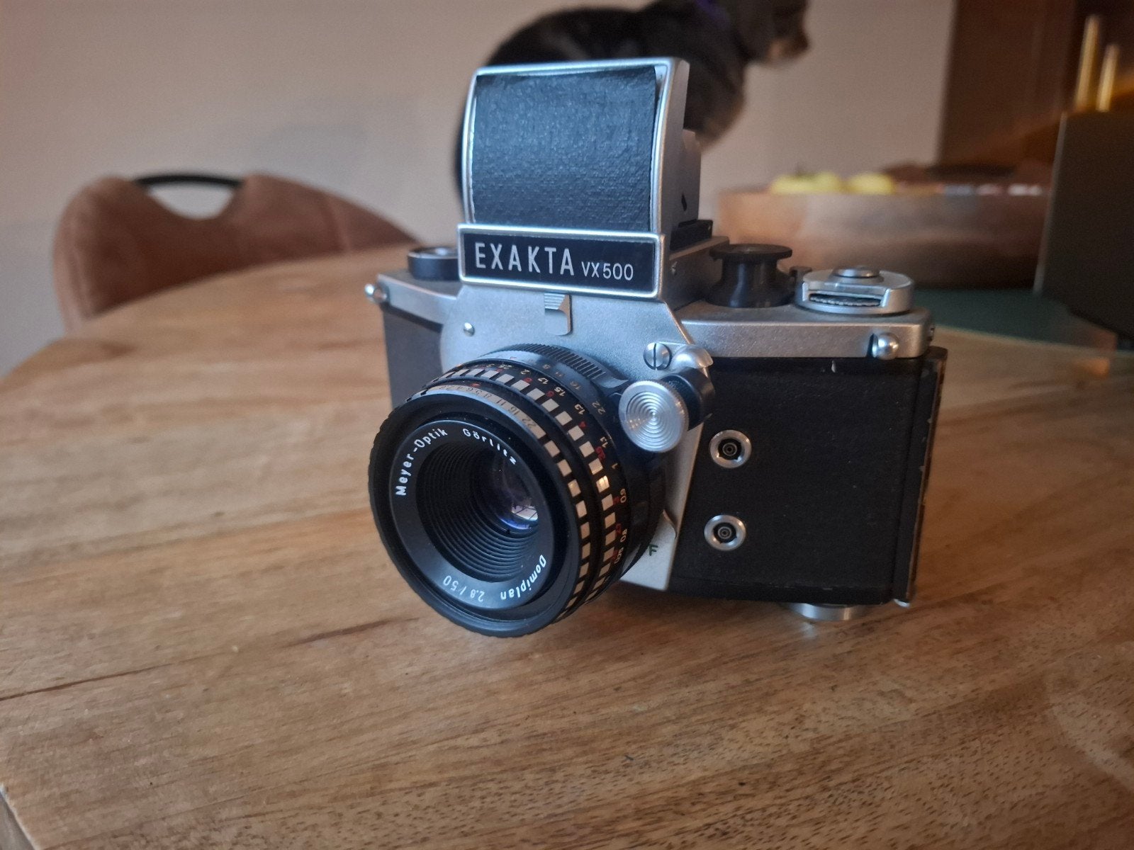 Exakta VX500 Spiegelreflexcamera, Ophalen of Verzenden, Gebruikt, Spiegelreflex, Overige Merken