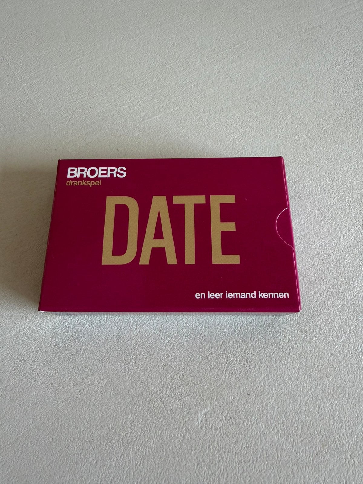 BROERS drankspel Date or die 1, Vijf spelers of meer, Ophalen of Verzenden, Nieuw