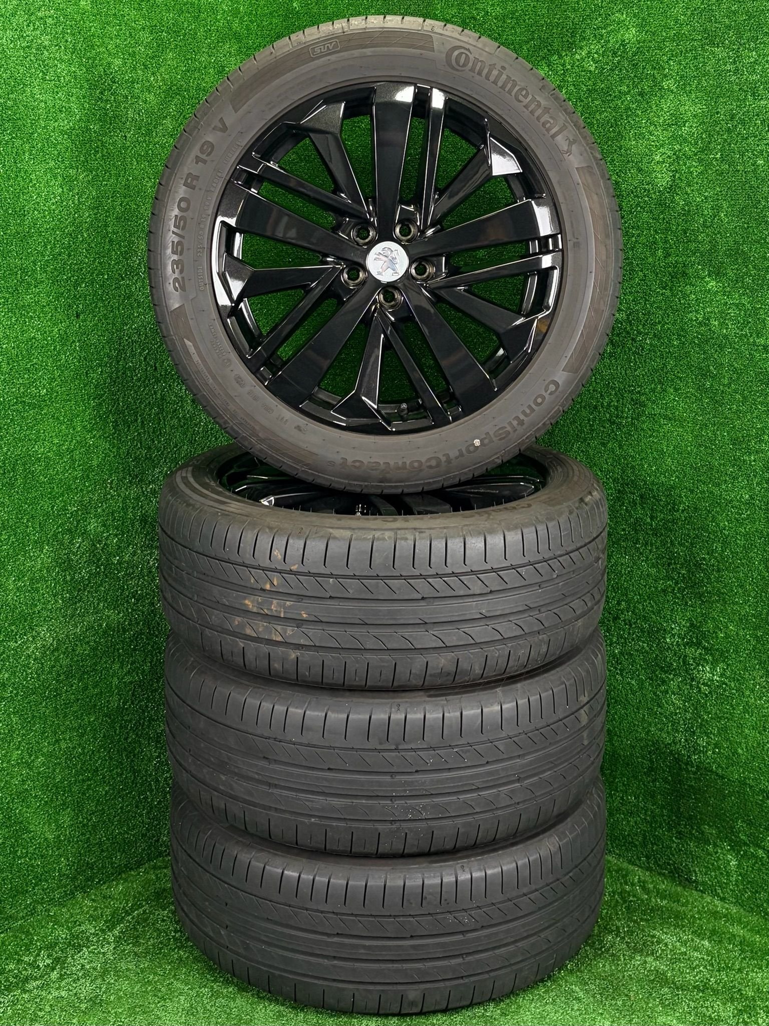 Originele 19 inch Peugeot Boston velgen banden 3008 5008, Auto-onderdelen, Banden en Velgen, 19 inch, Gebruikt, -, -