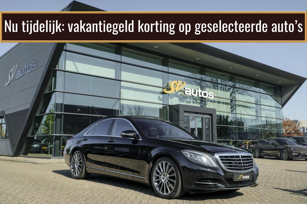 Mercedes-Benz S-klasse S500 V8 455pk 4Matic Panoramadak Trek, Gebruikt, Zwart, Vierwielaandrijving, Sedan