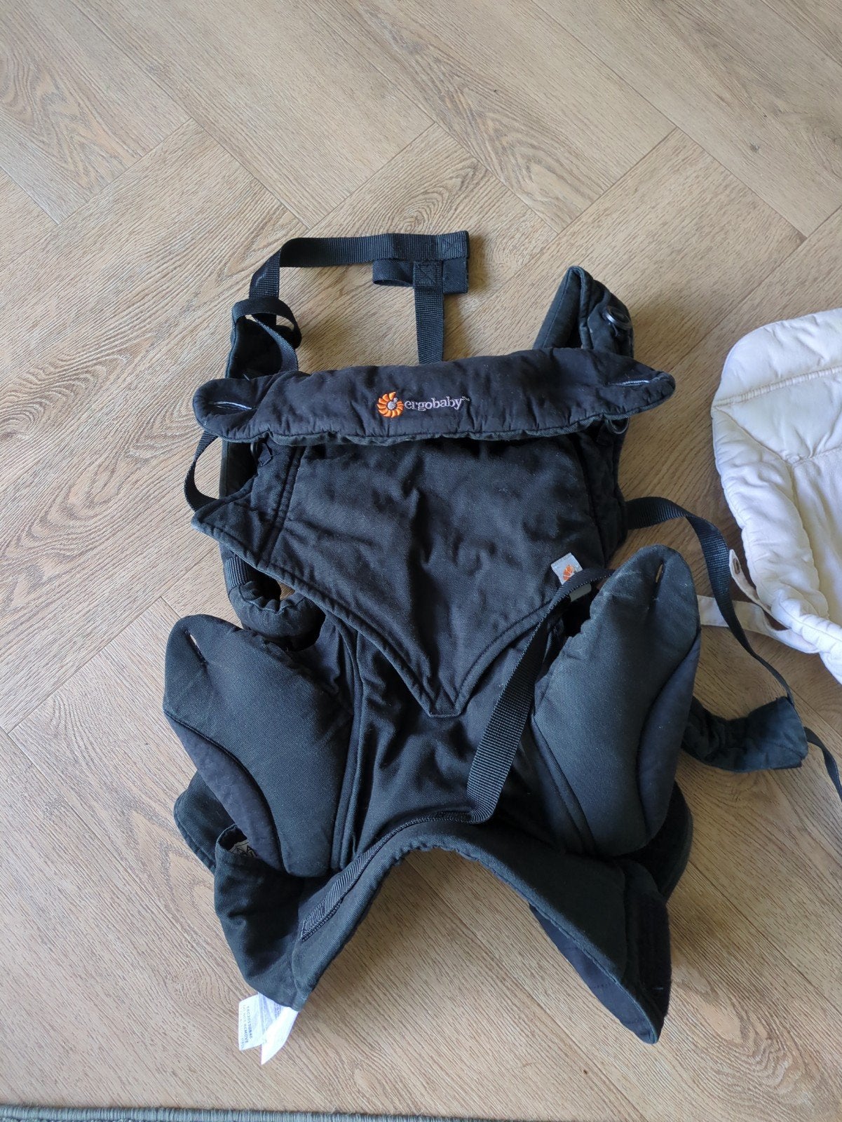 Ergobaby draagzak met baby-inzet, Gebruikt, Buik, Rug of Zij, Draagzak, Ophalen