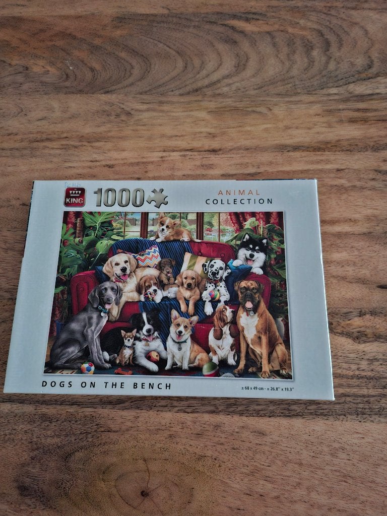 LEUKE HONDEN PUZZEL, Ophalen of Verzenden, 500 t/m 1500 stukjes, Zo goed als nieuw, Legpuzzel