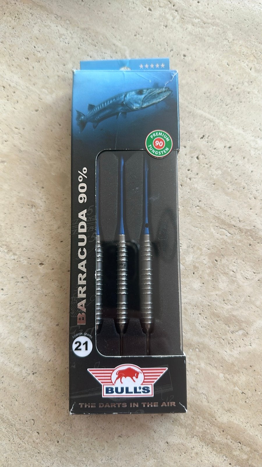 Bulls Barracuda 90% Tungsten Darts - 21 gram, Ophalen of Verzenden, Nieuw, Pijlen