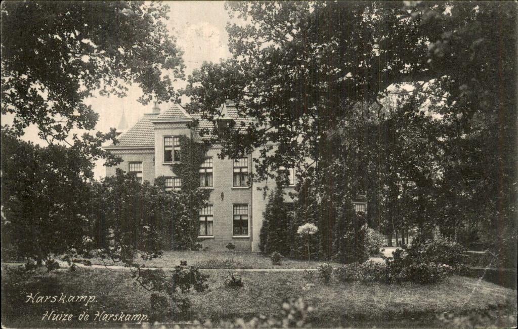 Harskamp - Huize de Harskamp - Voorgevel, Ophalen of Verzenden, Voor 1920, Gelopen, Gelderland