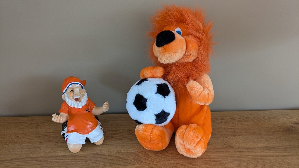 Oranje kabouter en leeuw, Ophalen of Verzenden, Zo goed als nieuw, Overige typen, Overige