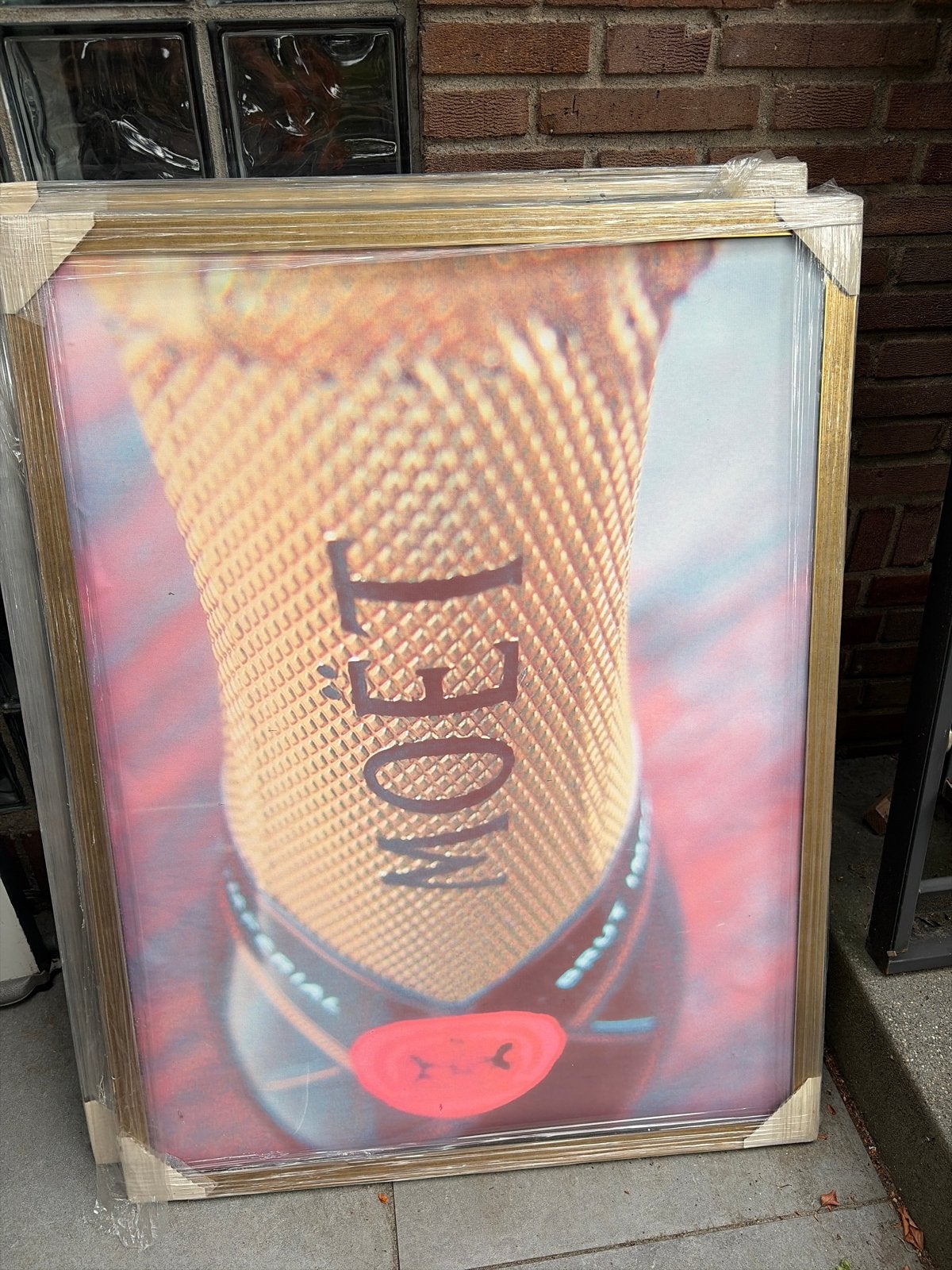 Moët & Chandon Champagne Fles Kunst Print, Ophalen, Gebruikt, Print, 75 – 100