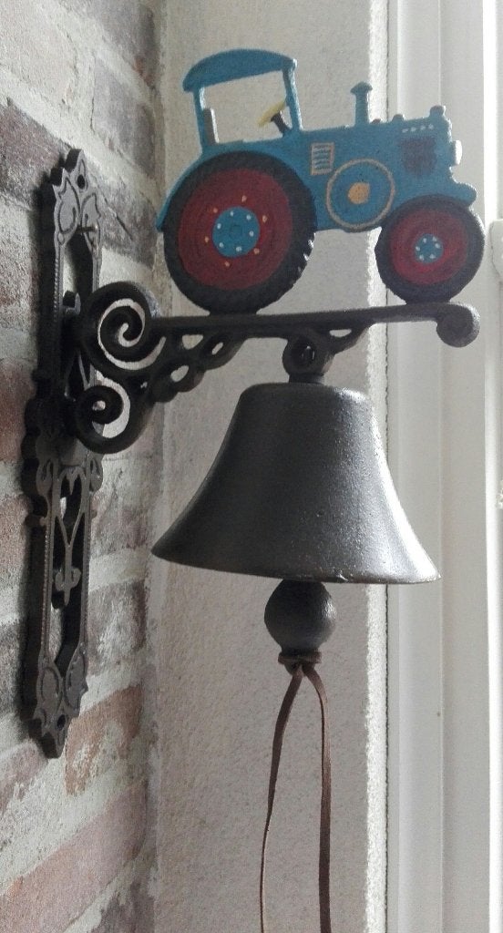 Serie bellen voordeurbel bel boerderij huis nostalgie antiek, Ophalen of Verzenden, Nieuw, Metaal, Brocante