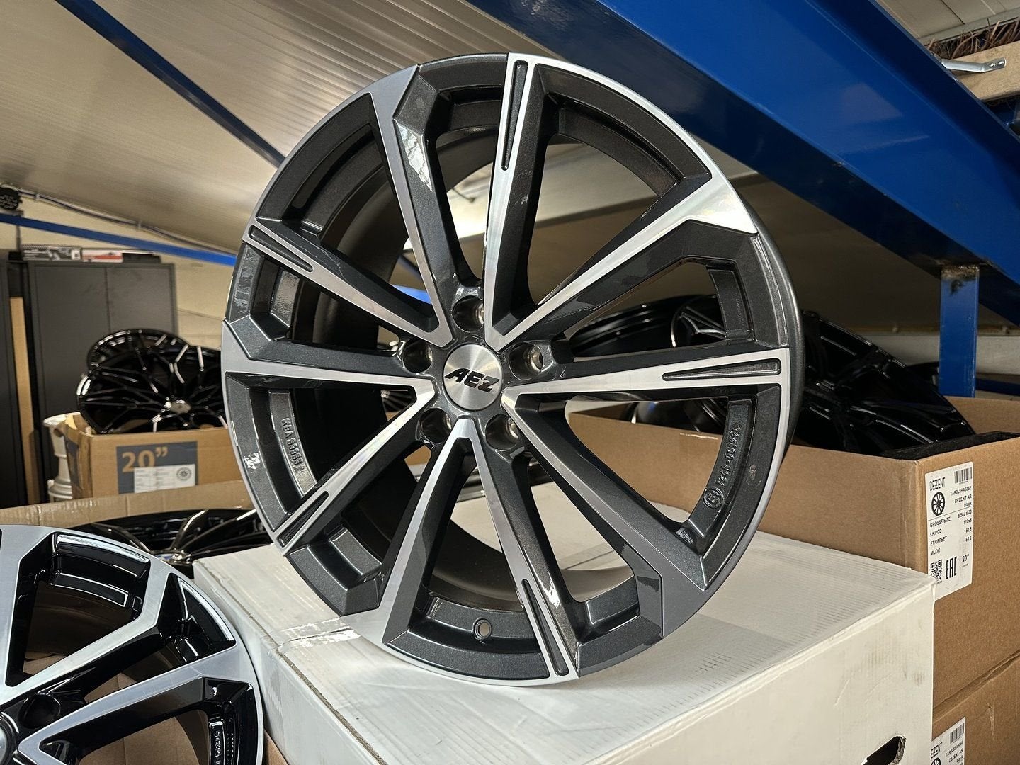 Nieuw 18inch VW Audi Seat BMW Skoda AEZ Style Velgen! 5x112, 18 inch, -, -, Banden en Velgen