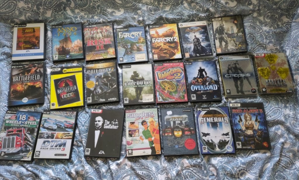 Partij van 22 PC games, Spelcomputers en Games, Gebruikt, Overige genres, 1 speler, Ophalen of Verzenden