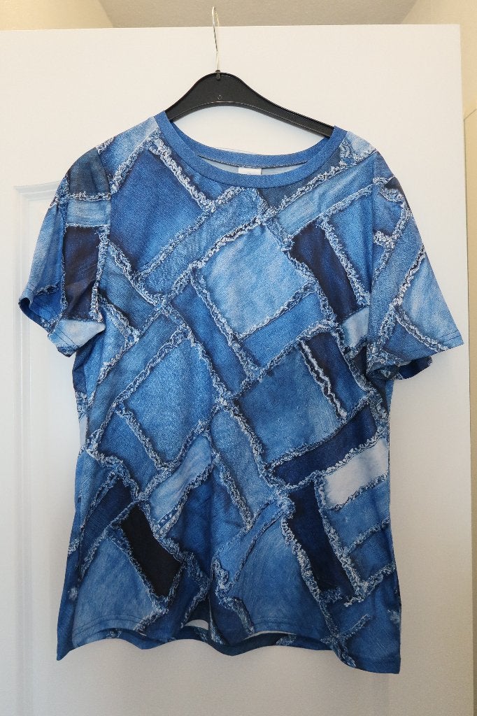 Jeans shirt maat L nieuw, Blauw, Maat 42/44 (L), Nieuw, Ophalen of Verzenden