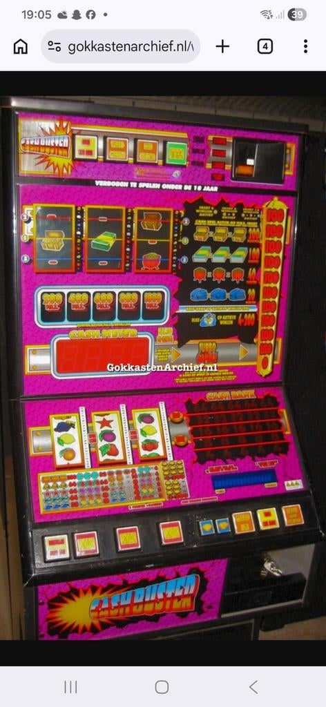 CASH BUSTER 1000 PUNTER., Euro, Ophalen of Verzenden, Zo goed als nieuw, Met sleutels