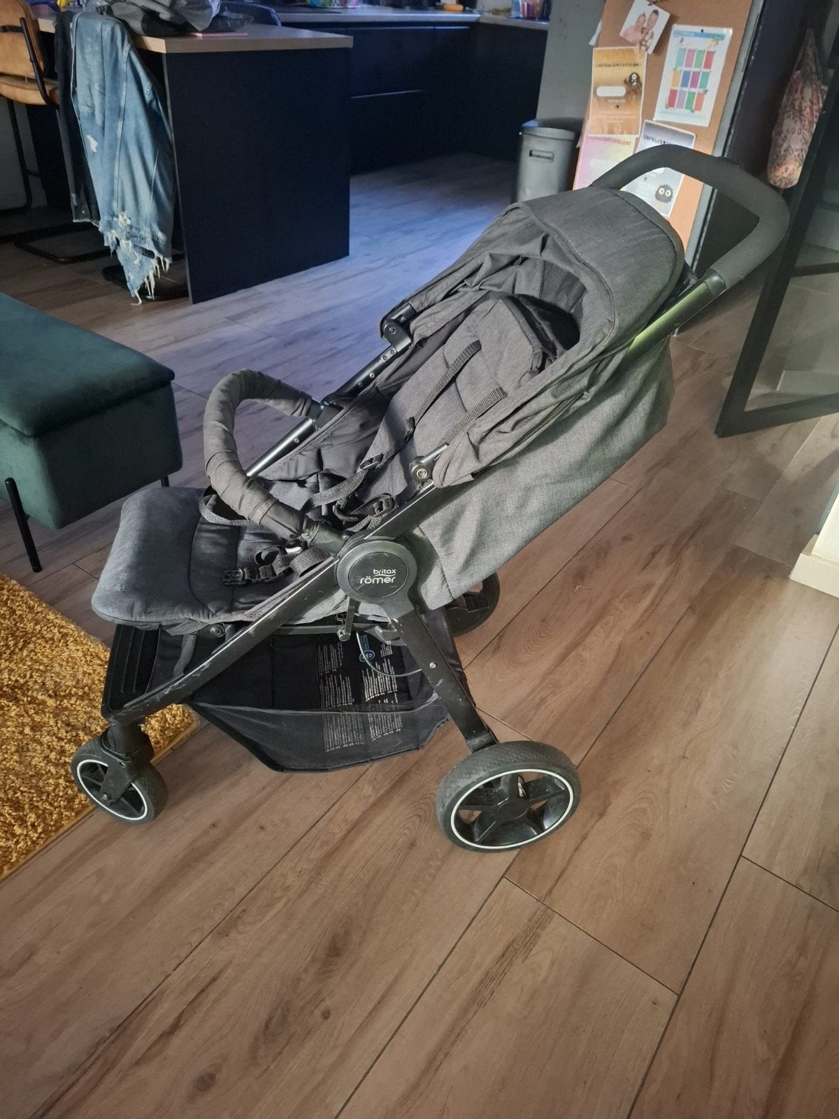 Compacte Britax Römer buggy met regenhoes, Ophalen, Zo goed als nieuw, Overige merken, Regenhoes