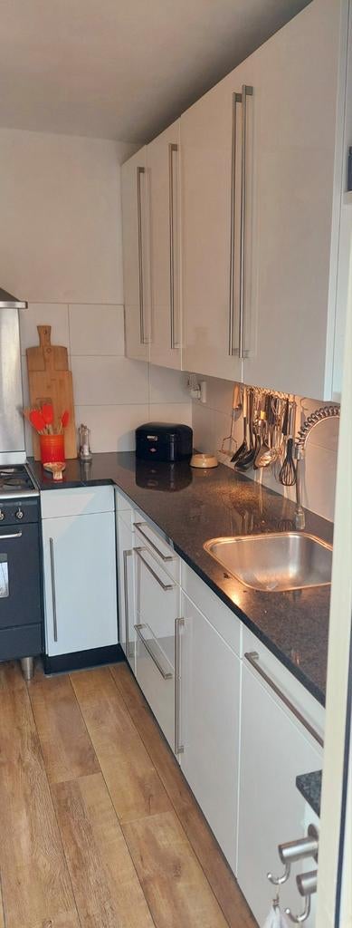Keuken in goede staat., Huis en Inrichting, Keuken | Complete keukens, Ophalen, Gebruikt, Wit, Enkelwandige keuken