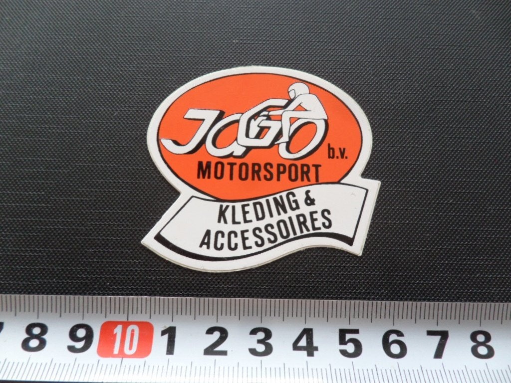 sticker logo JAGO motorsport kleding & accessoires, Ophalen, Zo goed als nieuw