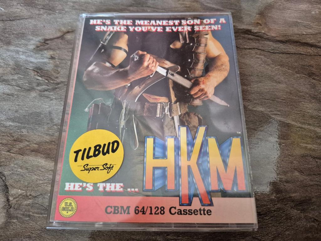 Commodore 64/128 Cassette Game: HKM (Tilbud Super Soft), Avontuur en Actie, Gebruikt, 1 speler, Ophalen of Verzenden