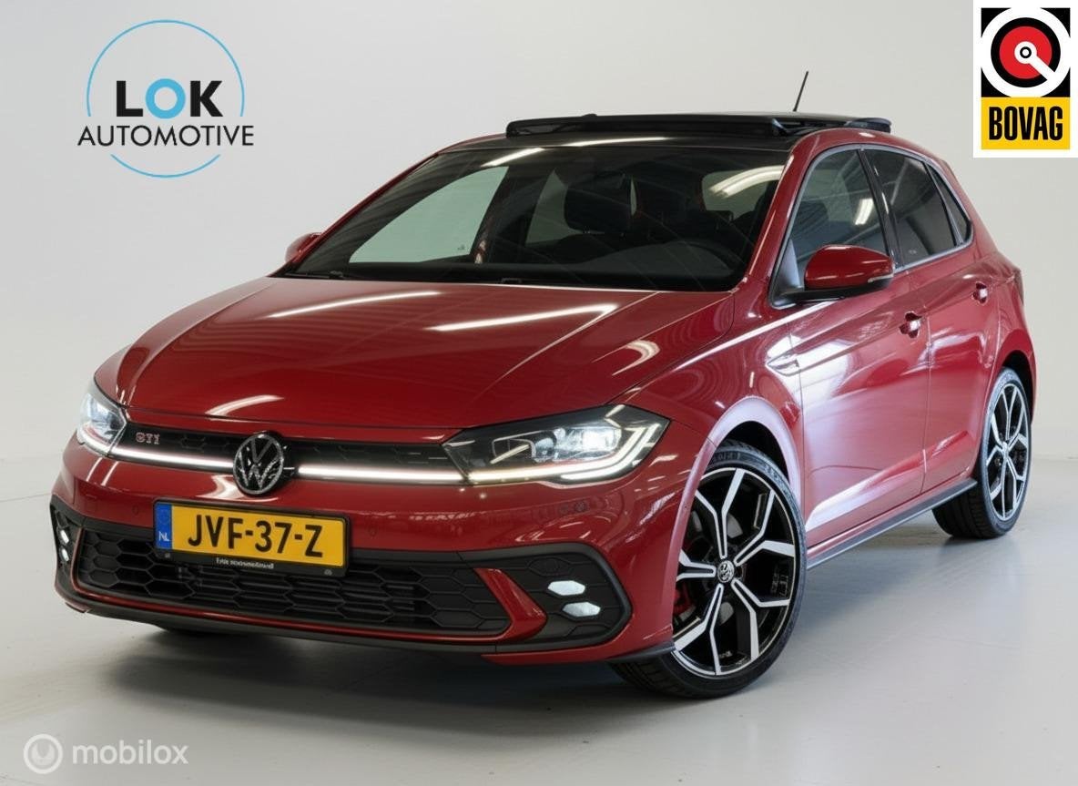 Volkswagen Polo 2.0 TSI GTI PANO|IQLIGHT|ACC|CAMERA|KEYLESS, Auto's, Volkswagen, Gebruikt, Zwart, 4 cilinders, 1984 cc