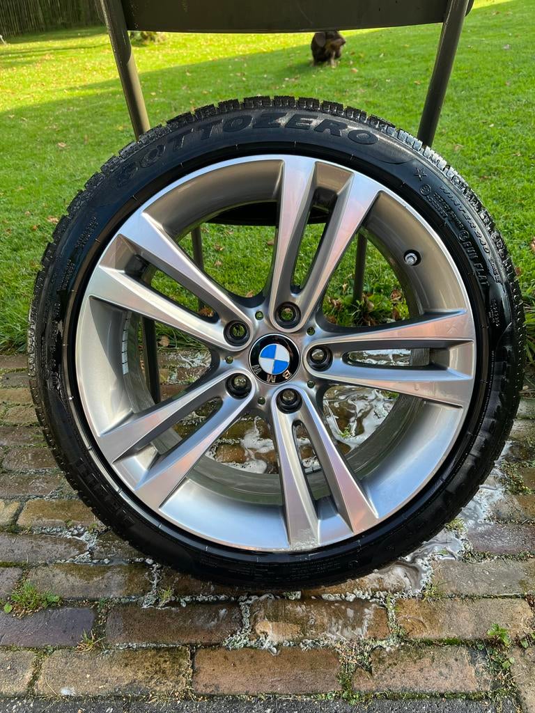 Originele BMW velgen met winterbanden, Auto-onderdelen, Banden en Velgen, Ophalen, 18 inch, Gebruikt, Banden en Velgen