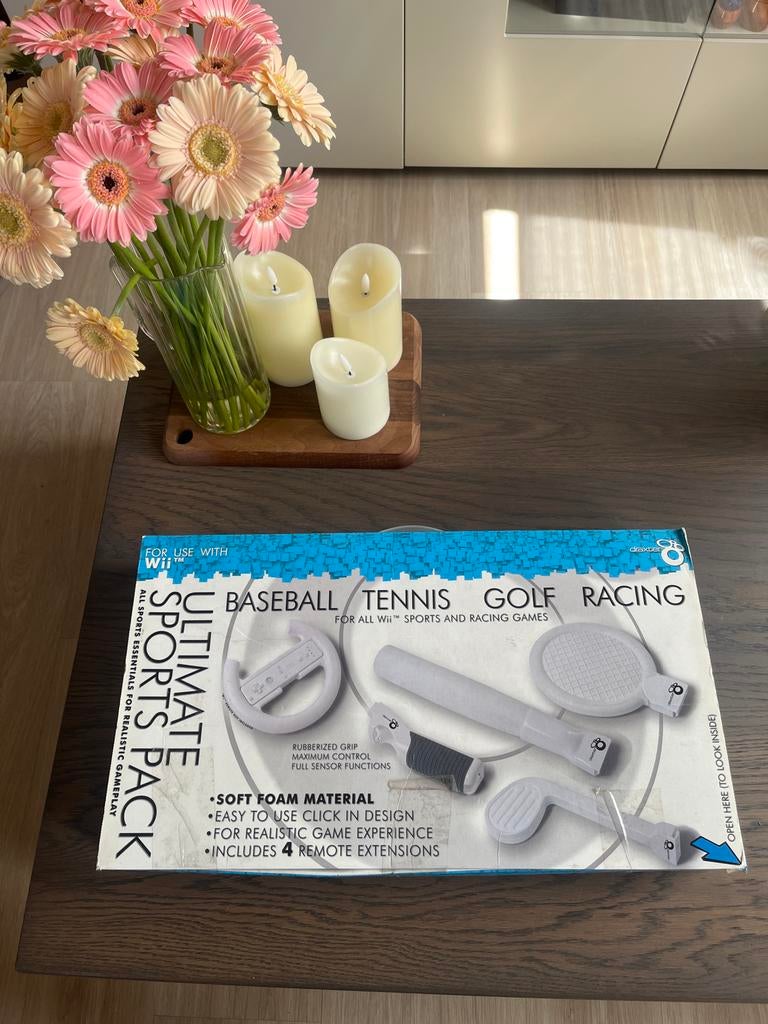 Wii - 4-in-1 Accessoires sport, Ophalen of Verzenden, Gebruikt, Wii, Stuurtje of Sportattribuut