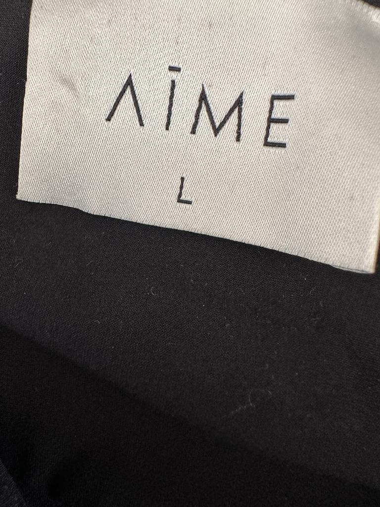 Aime blouse L, Zwart, Ophalen of Verzenden, Zo goed als nieuw