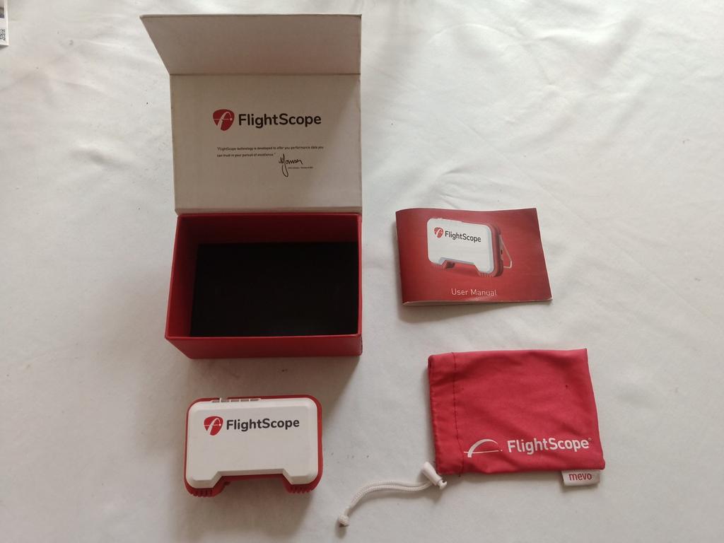 FlightScope Mevo draagbare golf launch monitor, Sport en Fitness, Golf, Ophalen of Verzenden, Zo goed als nieuw, Overige typen