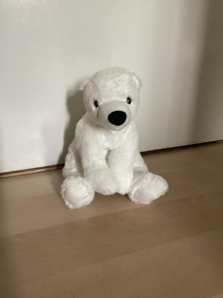 *goede staat* Ikea Snuttig pluche ijsbeer 20 cm, Ophalen, Overige typen, Zo goed als nieuw, Klein (minder dan 20 cm)