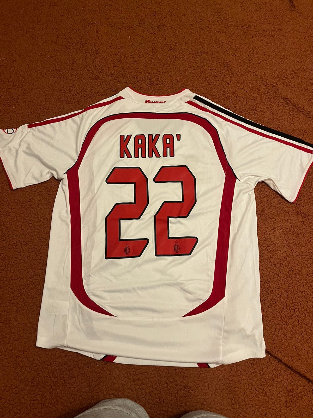 Kaka AC Milan retro voetbalshirt maat M, Ophalen of Verzenden, Zo goed als nieuw, Buitenlandse clubs, Shirt