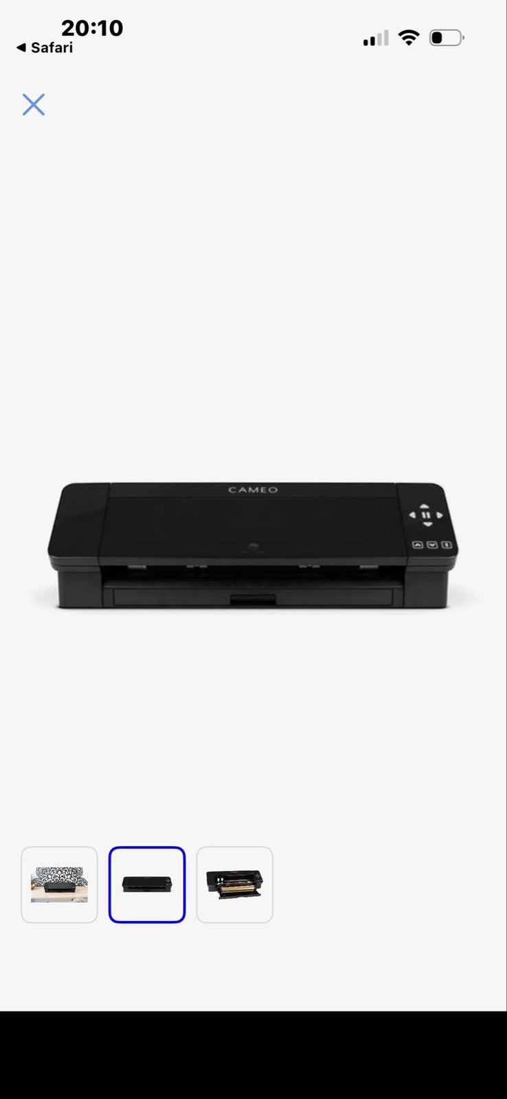 Silhouette Cameo 4 Black Full Option Edition Snijplotter, Zwart, Gebruikt, Ophalen of Verzenden, Machine