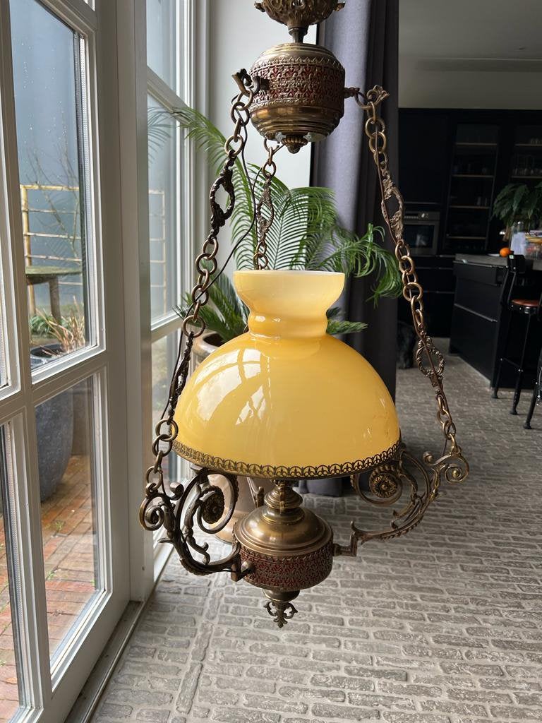 Mooie oude lamp, Ophalen