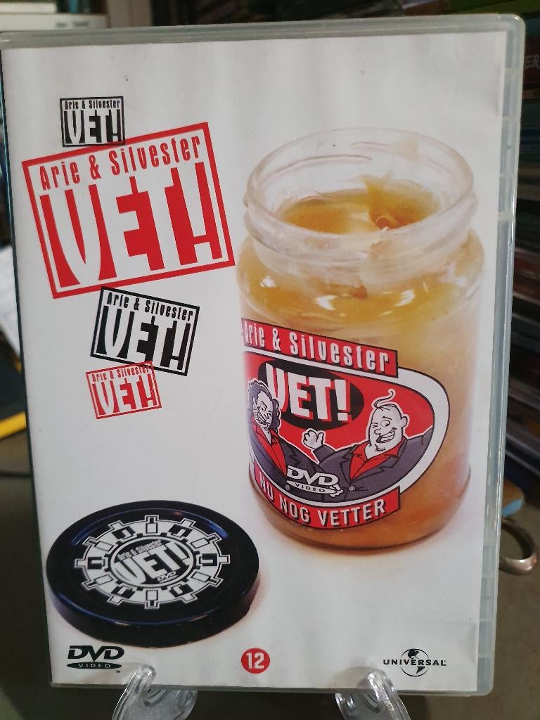Arie & Silvester - Vet! (DVD), Cd's en Dvd's, Alle leeftijden, Ophalen, Zo goed als nieuw, Stand-up of Theatershow