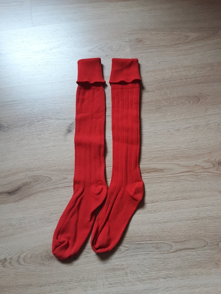 Voetbalkousen 2 paar, Ophalen of Verzenden, Gebruikt, Jongen of Meisje, Sokken