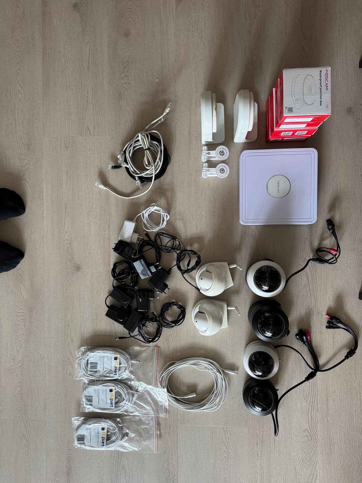 Foscam Beveiligingscamerasysteem met NVR en Accessoires, Ophalen, Gebruikt, Buitencamera
