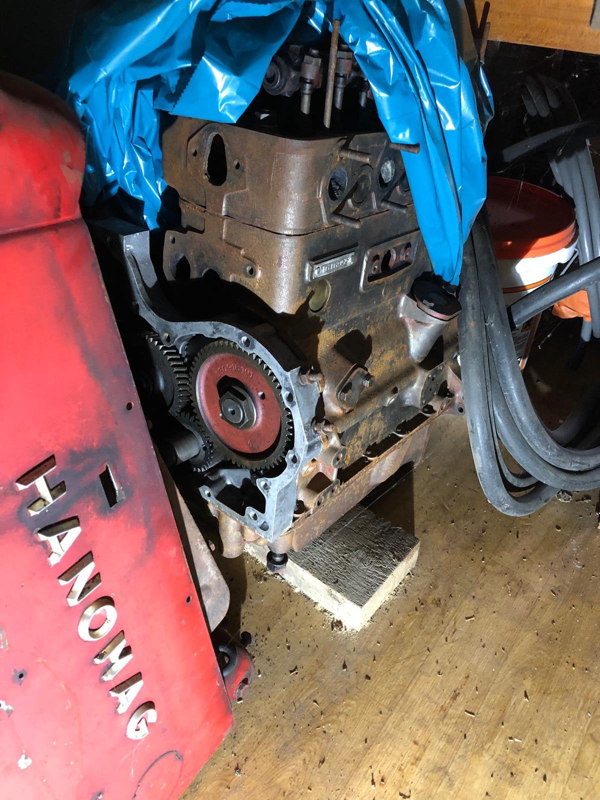 Diverse originele hanomag perfekt 400 onderdelen, Ophalen, Transport