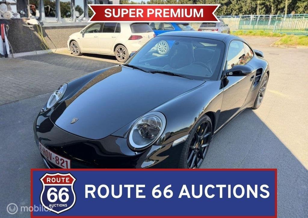 Porsche 911 Turbo | 2007 | Route 66 Auctions, Auto's, Gebruikt, Overige carrosserieën, Zwart, Bedrijf