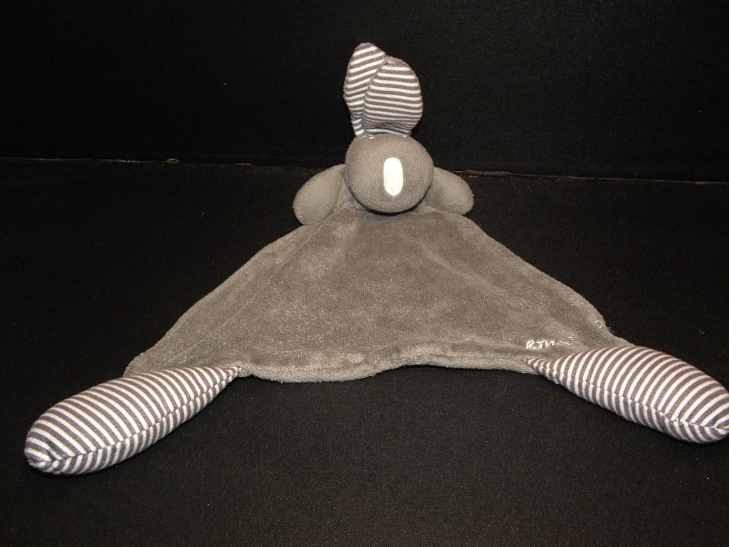 BAMBINO KONIJN KNUFFELDOEK DRIEHOEKIG VELOURS, Verzenden, Nieuw, Overige typen