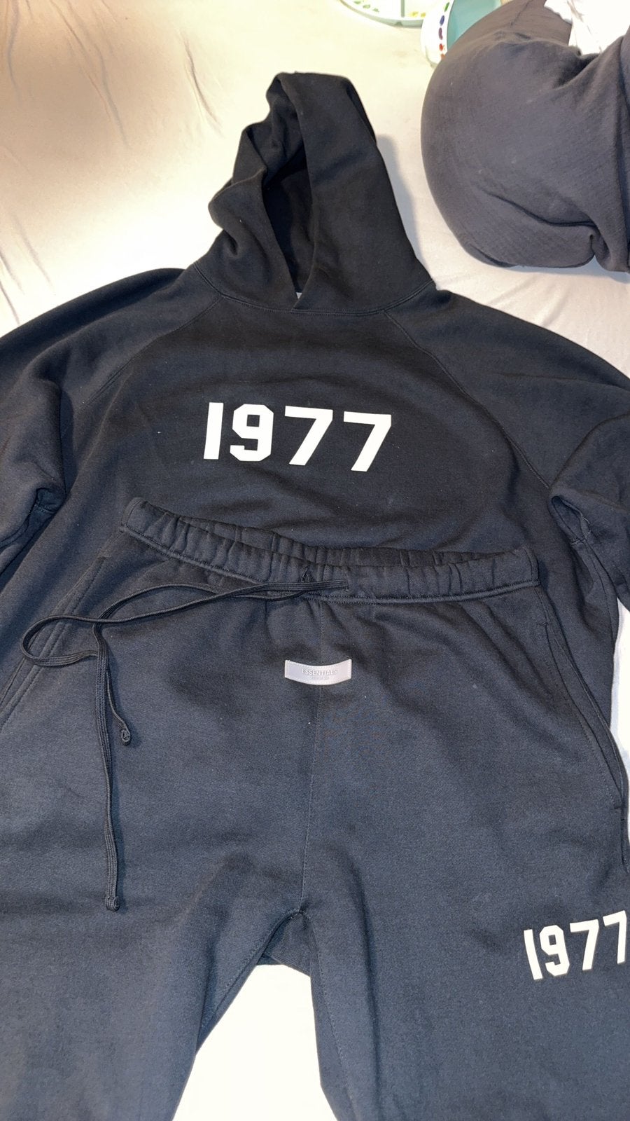 Fear of God Essentials 1977 Black Trngspk Origineel Full Set, Kleding | Heren, Ophalen of Verzenden, Zo goed als nieuw, Zwart
