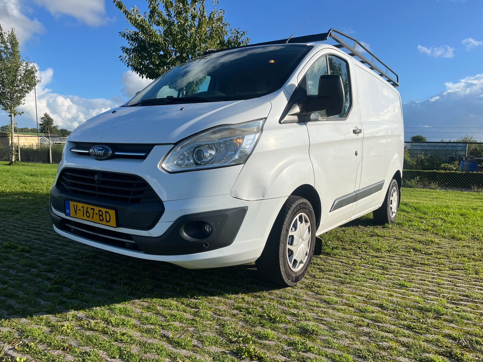 Ford Transit Custom GB 2.0 Tdci 105PK 270 L1h1 2016, Voorwielaandrijving, Stof, 4 cilinders, Wit