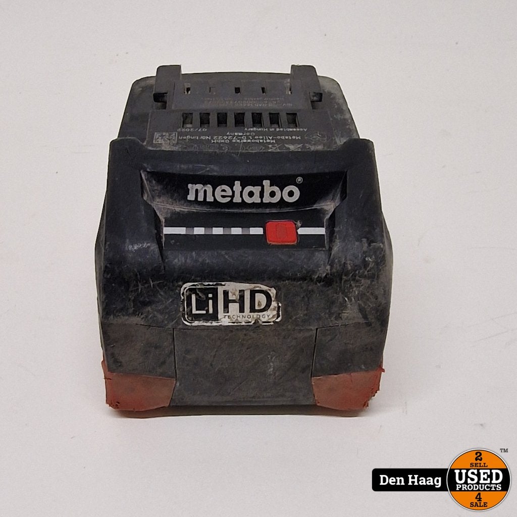 Metabo LiHD 18V 8.0 Ah Accu   | Inc garantie, Metabo, Gebruikt, Support@metabo.com, Metabo Corporation, Metabo-Werke GmbH, 
72622 NÃ¼rtingen
Germany