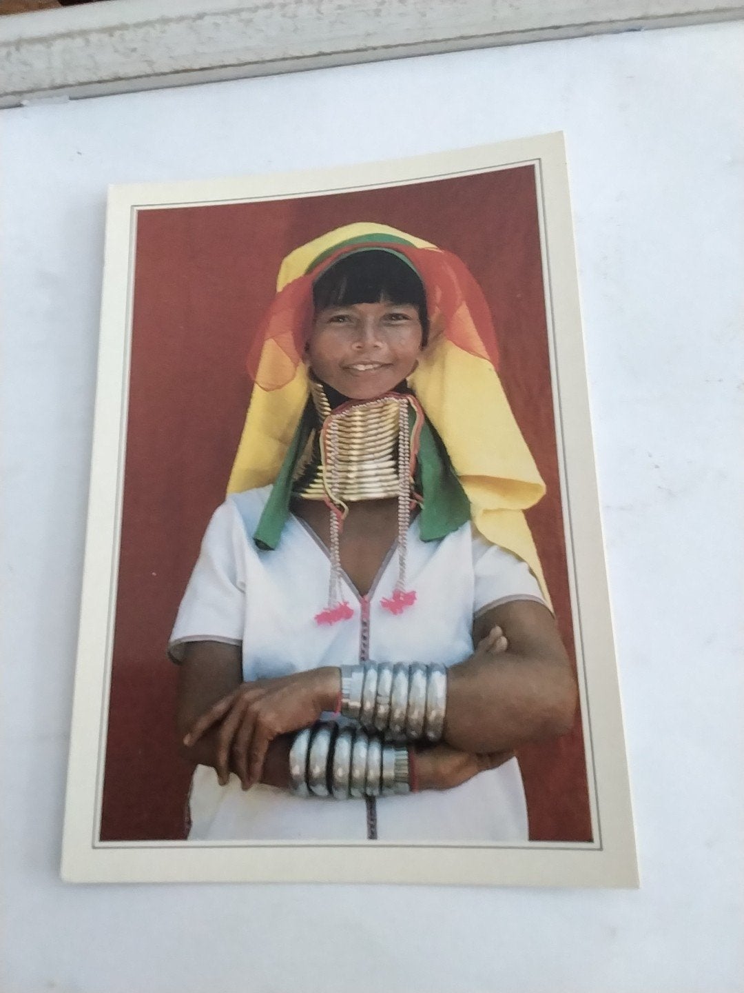 Ansichtkaart Birma - Loi-Kaw Giraffevrouwen, Ophalen of Verzenden, 1980 tot heden, Ongelopen