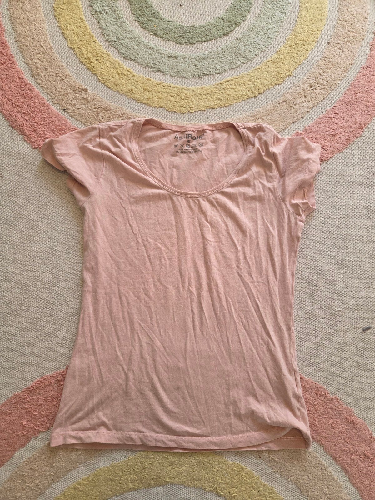 Anni rolfi t-shirt maat m licht roze, Maat 38/40 (M), Anni rolfi, Ophalen of Verzenden, Korte mouw