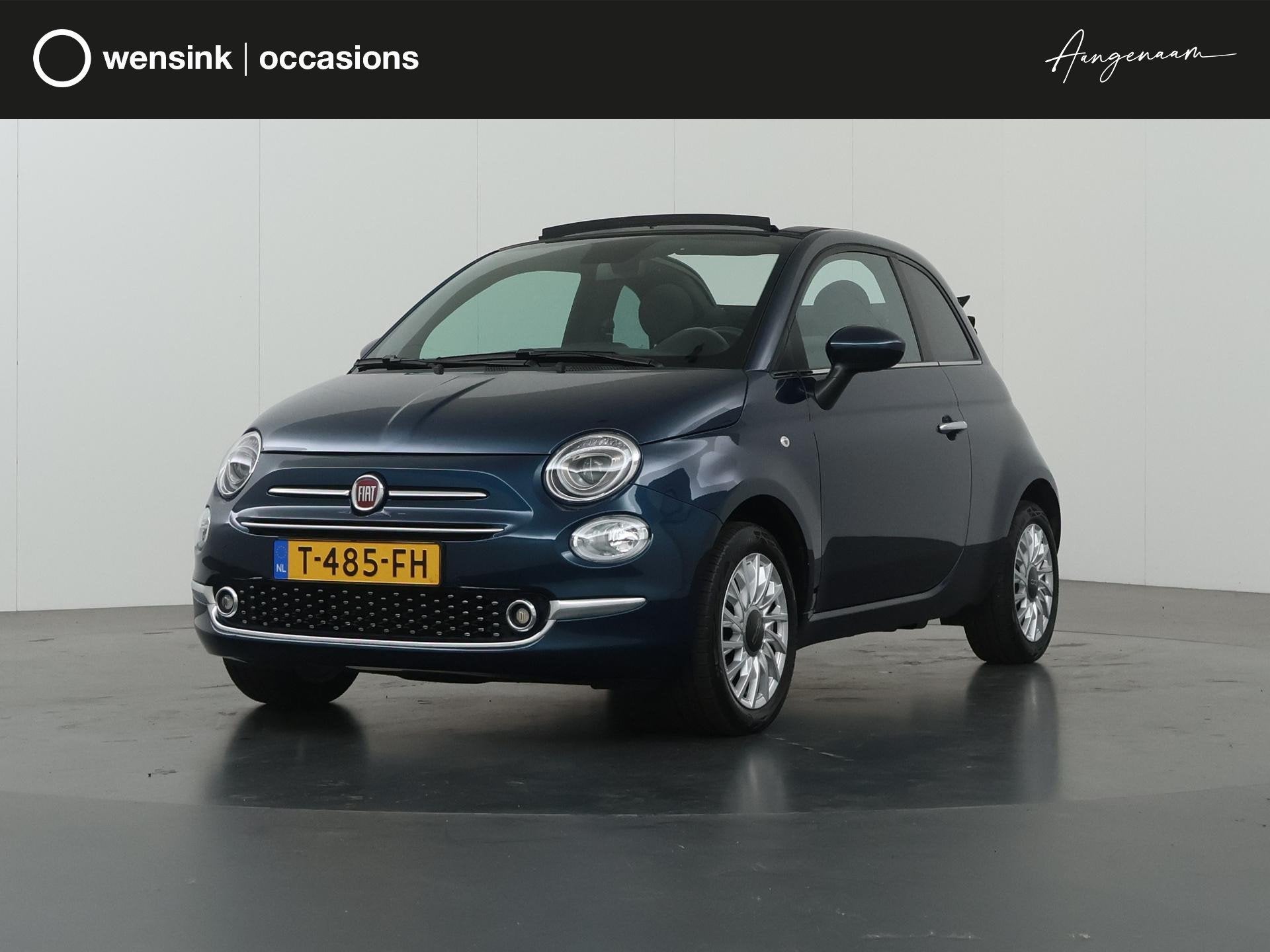 Fiat 500 C 1.0 Hybrid Dolcevita | Navigatie | DAB | Cruise C, Auto's, Fiat, Stof, Automatische klimaatregeling, Cabriolet, Origineel Nederlands