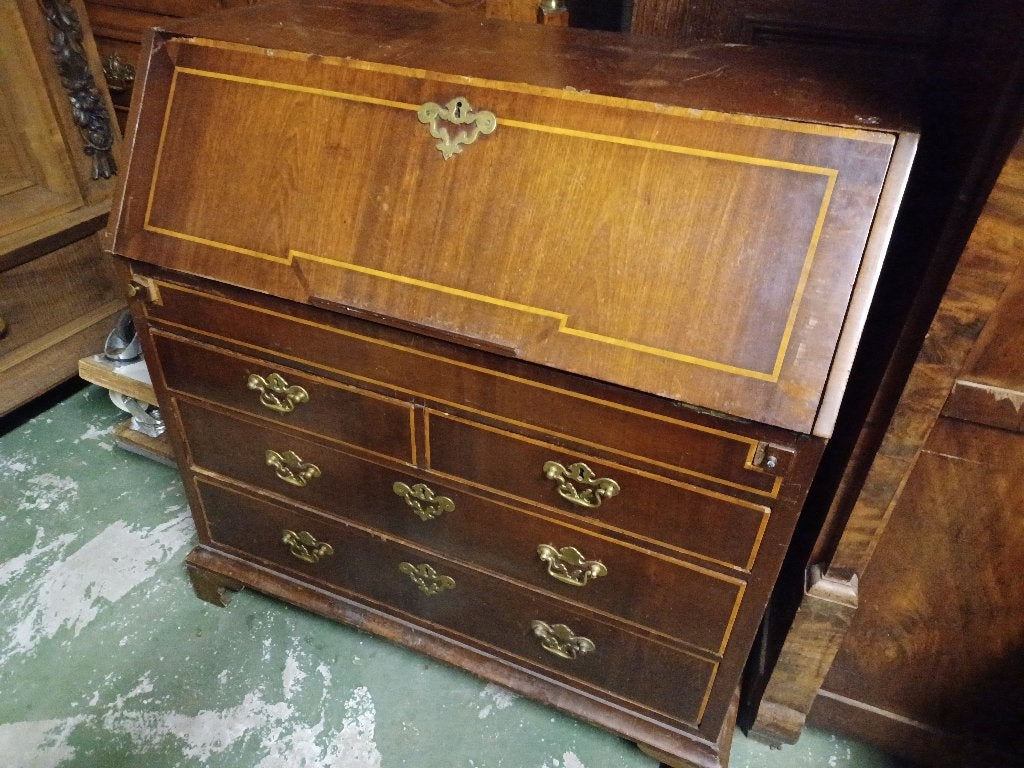 Antieke Engelse Secretaire, Ophalen, Gebruikt