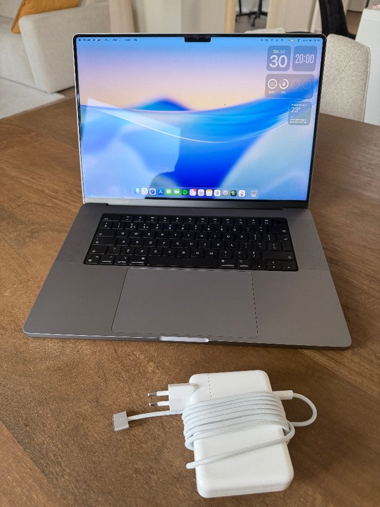 Apple Macbook Pro M1 Pro 16GB 512GB SSD 39 Batterij Cycli's, Computers en Software, Apple Macbooks, MacBook Pro, Qwerty, 512 GB