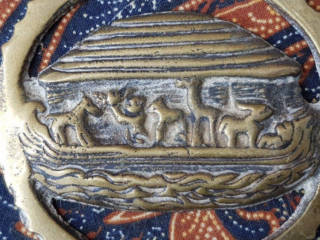 Zeldzaam antiek kleppermannetje uit Engeland Ark van Noach., Antiek en Kunst, Ophalen of Verzenden, Koper