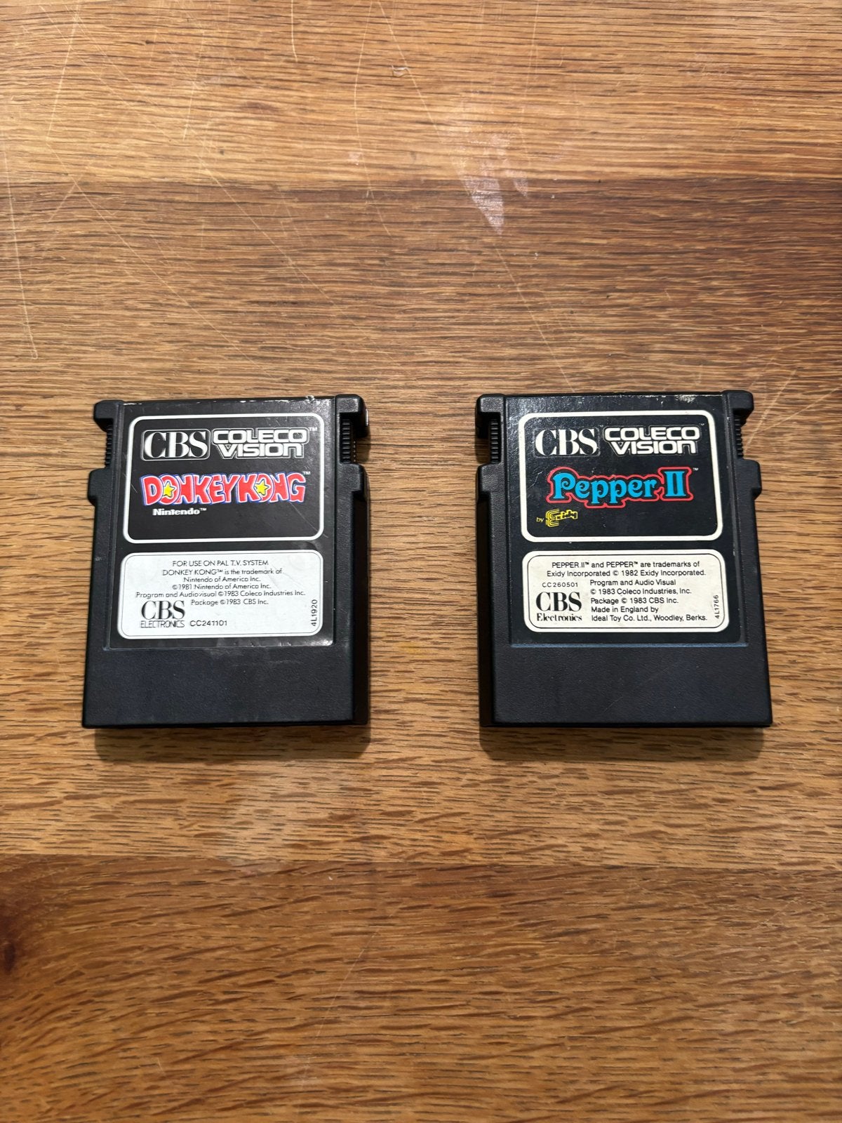 ColecoVision Donkey Kong & Pepper II - Retro Games, Gebruikt, Verzenden, 1 speler, Vanaf 3 jaar