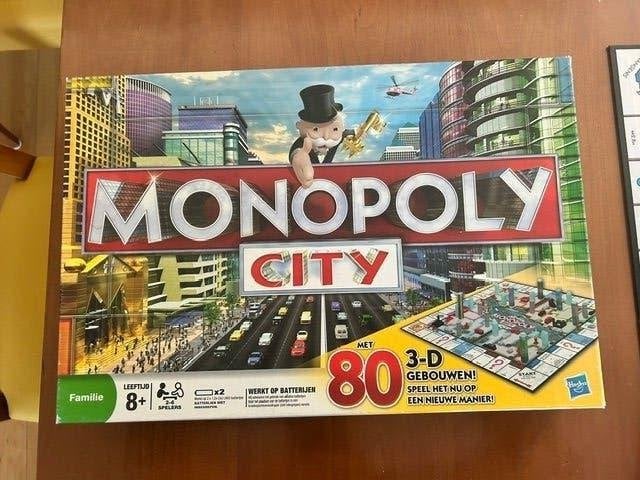 Monopoly City, Hobby en Vrije tijd, Gezelschapsspellen | Bordspellen, Vijf spelers of meer, Ophalen of Verzenden, Zo goed als nieuw