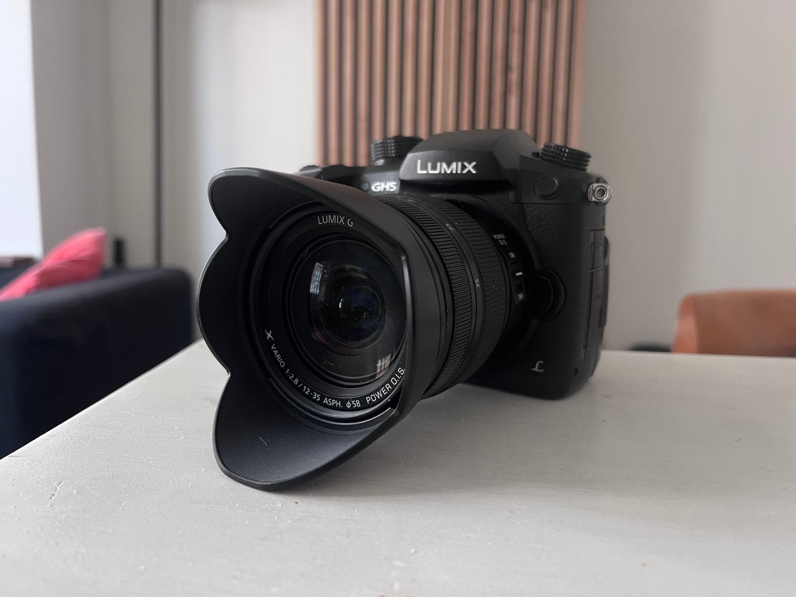 Panasonic Lumix GH5 + 12-35mm f2.8 Lumix x Vario, Spiegelreflex, Ophalen of Verzenden, Zo goed als nieuw, 4 t/m 7 keer