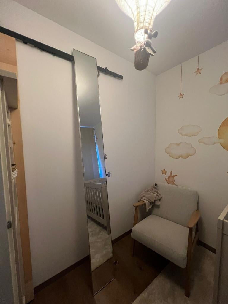 IKEA PAX spiegeldeuren ÅHEIM – 25cm + 50cm – hoogte 229cm, Ophalen, 200 cm of meer, 50 tot 100 cm, Zo goed als nieuw