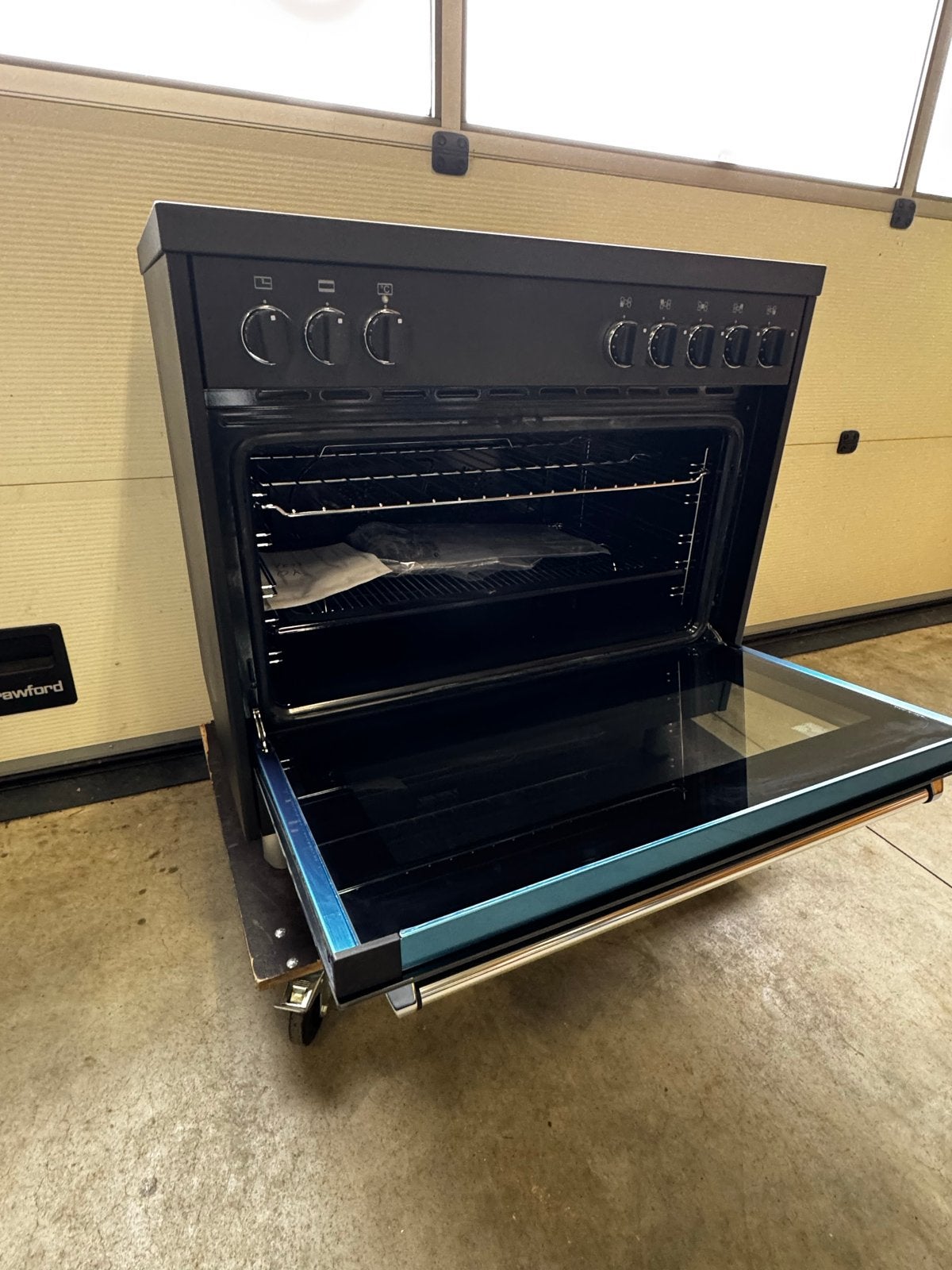 Bertazzoni Luxe Inductie Fornuis 90cm - Mat Zwart, Ophalen, 60 cm of meer, Zo goed als nieuw, Energieklasse A of zuiniger
