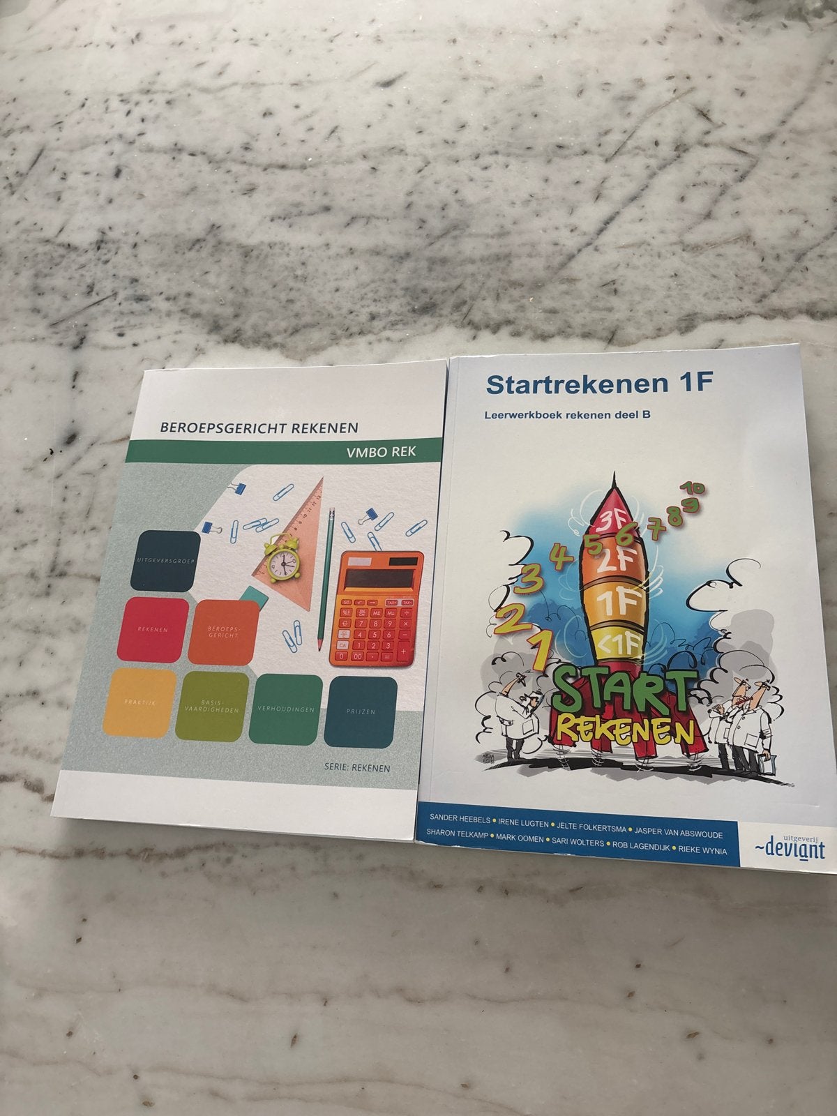 Startrekenen 1F Leerwerkboek deel B & Beroepsgericht Rekenen, Boeken, Schoolboeken, Ophalen, Zo goed als nieuw, VMBO, Overige vakken